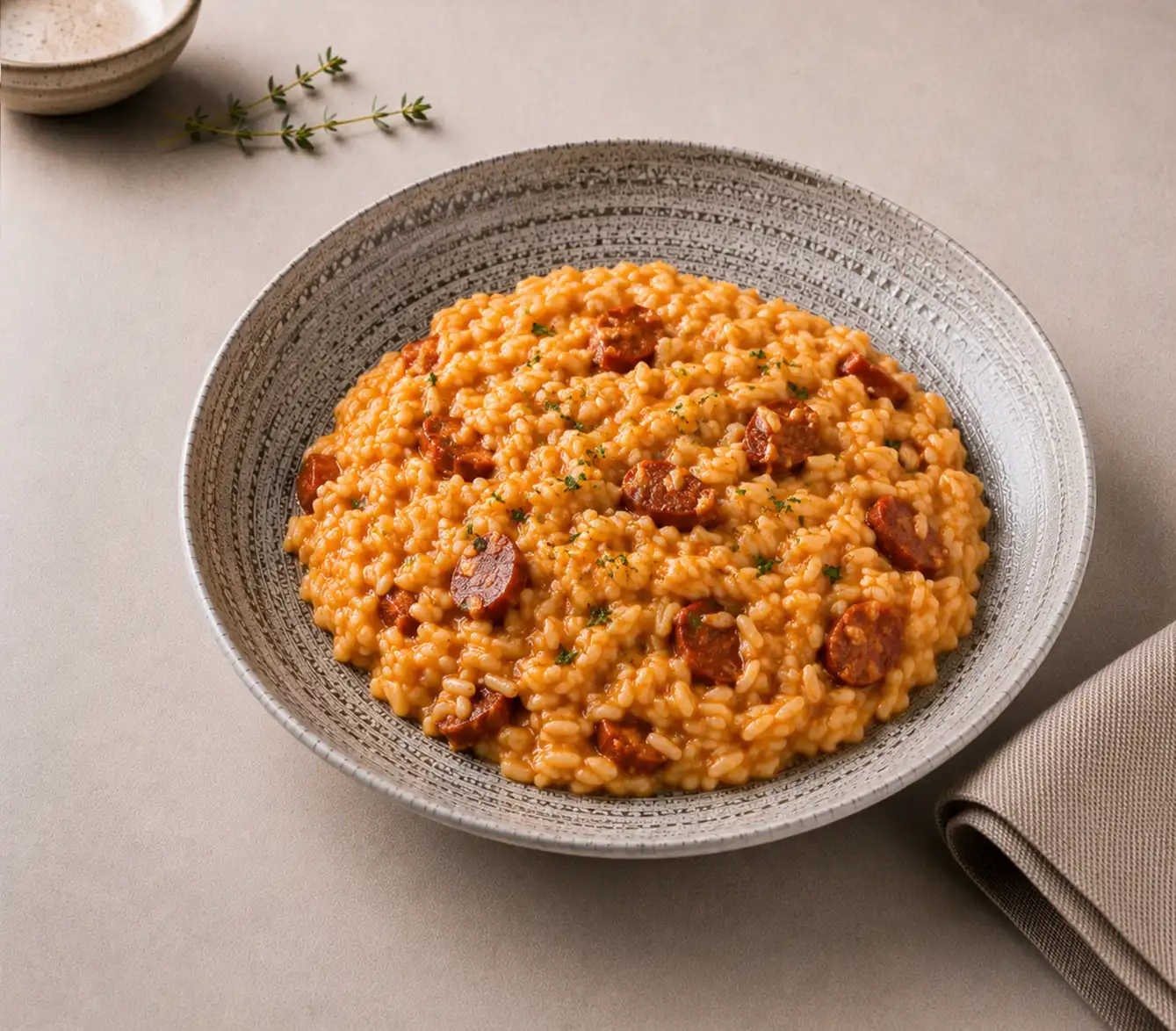 Risotto au Chorizo